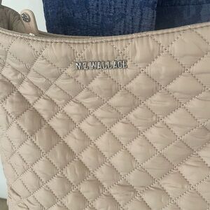 MZ Wallace Crosby Hobo Mushroom Color